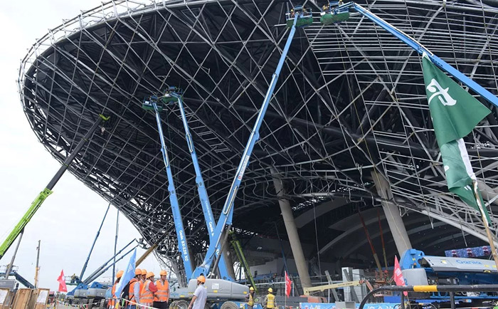 宏信建發(fā)領(lǐng)導(dǎo)蒞臨臨沂高鐵北站項(xiàng)目考察交流